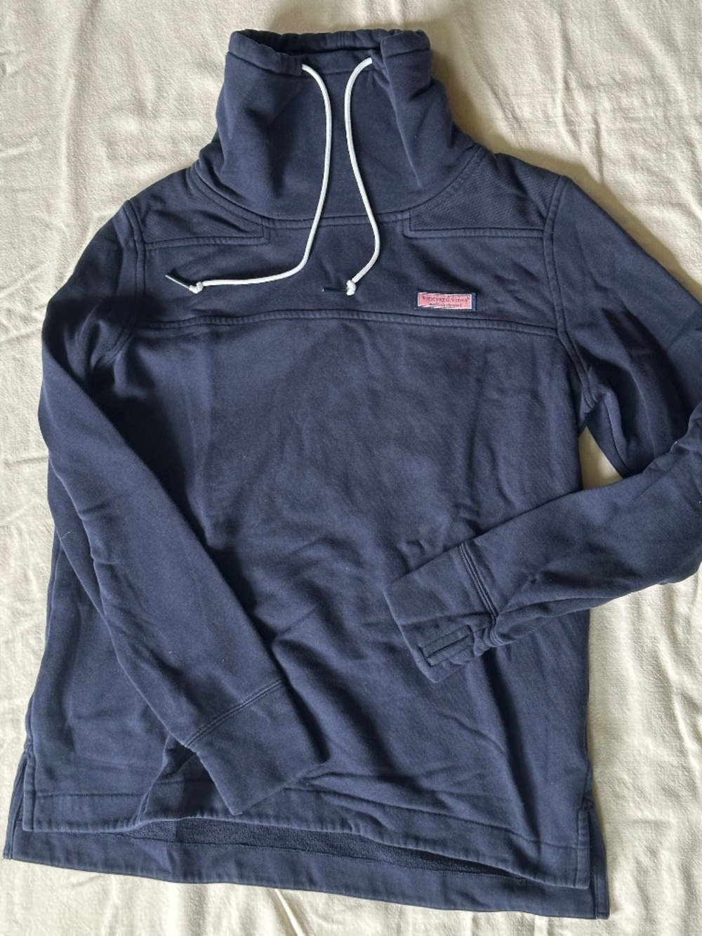 Vineyard Vines XS Navy Funnel Neck Shep Shirt